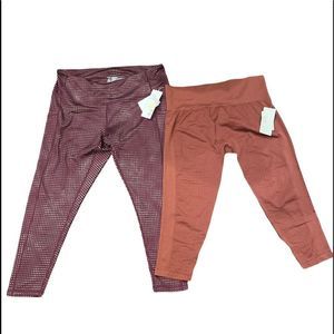 Lot of 2 Z by Zella High Waist Daily 7/8 Leggings Size XL